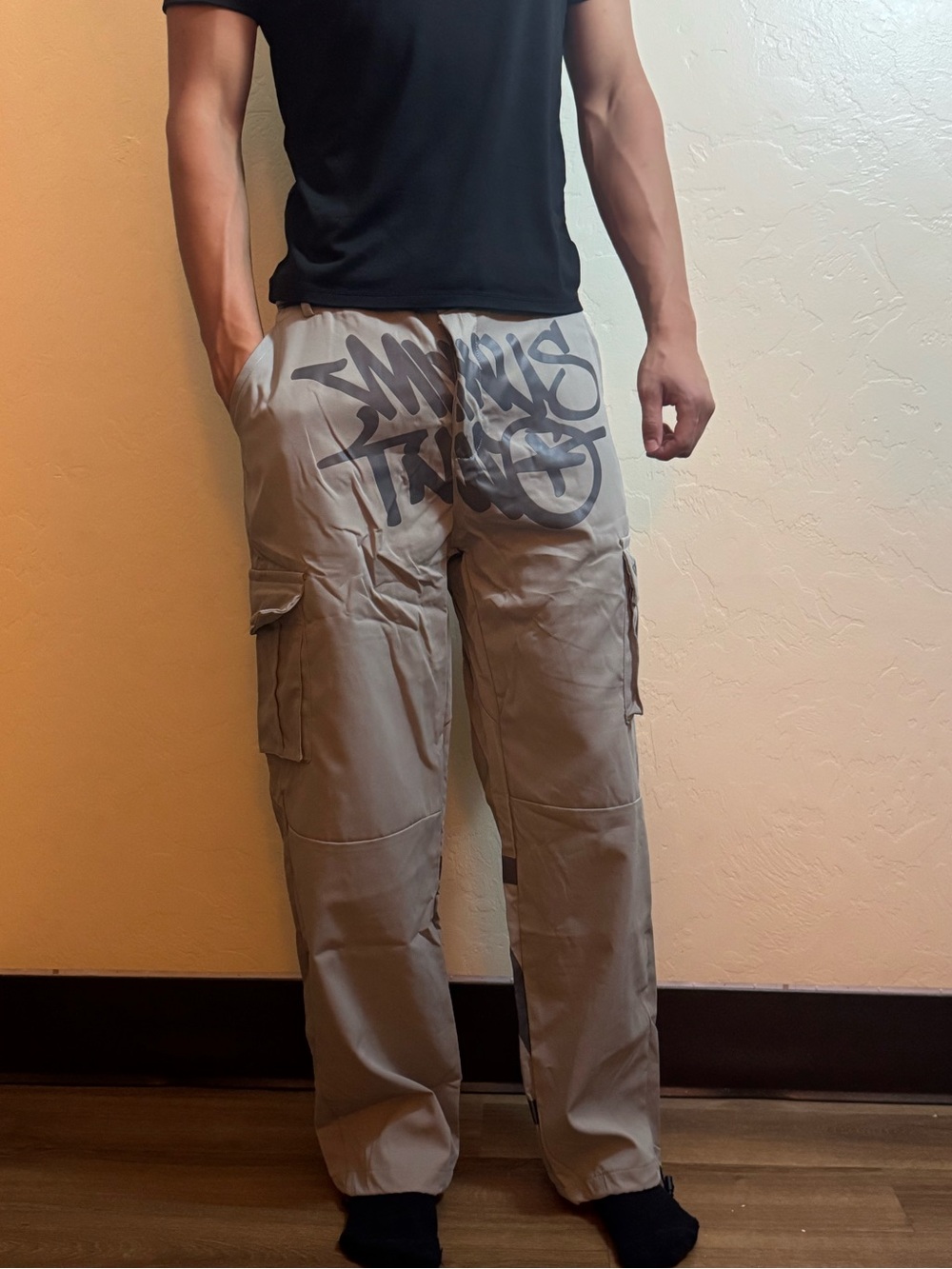 Gray Cargo Pants